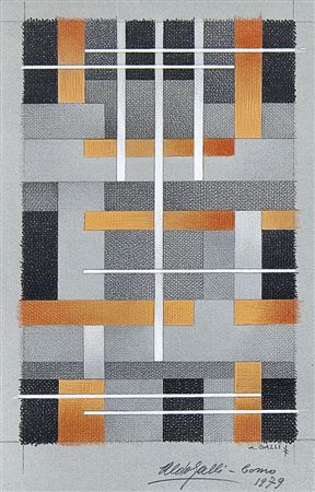 GALLI ALDO Como 10/11/1906 - Como 06/03/1981Senza titolo, 1979tecnica mista...