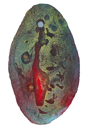 NUCARA RENZO Crema 1955Reperto, 2002resine e pigmenti su cartoncino a mano...