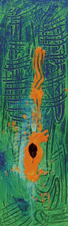 NUCARA RENZO Crema 1955Resinfilm 59, 2004resine e pigmenti su legno cm....