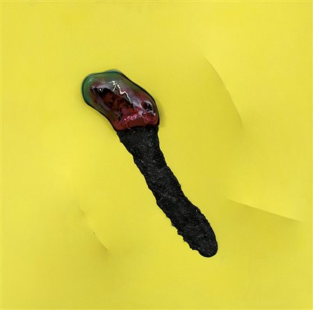 CASTELVECCHI DINO Molazzana (Lucca) 1935Soleacrilico su tela estroflessa e...