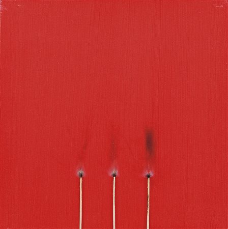 AUBERTIN BERNARD Fontenay aux Roses 1934 Dessin de feu, 2009 acrilici e...