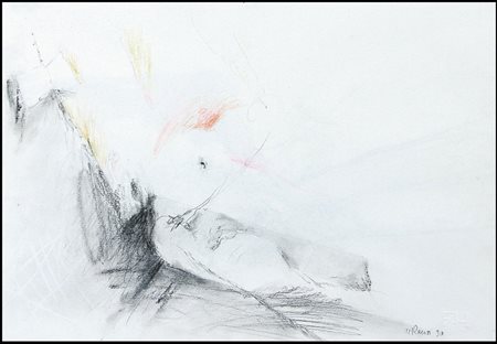 RACITI MARIO Milano 19/04/1934Mitologia, 1990grafite e pastello su carta cm....