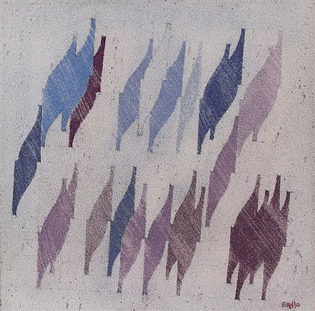 SIRELLO ENRICO Livorno 1930 - Livorno 26/02/2012Studio per murale in...