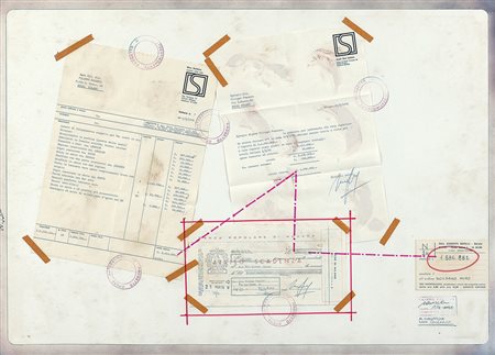 PANSECA FILIPPO Palermo 1940Progetto per un monumento effimero, 1976tecnica...