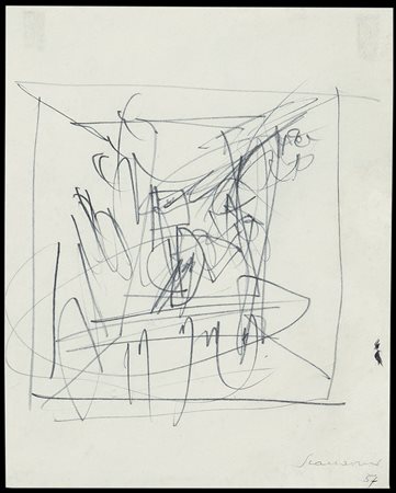 SCANAVINO EMILIO Genova 28/02/1922 - Milano 29/11/1986Senza titolo,...