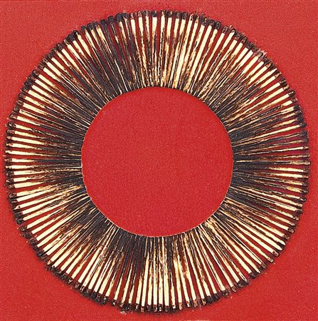 AUBERTIN BERNARD Fontenay aux Roses 1934Dessi de feu, 2007acrilico e...