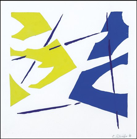 PALUMBO EDUARDO Napoli 13/06/1932Urlo di luce, 2012tecnica mista su carta cm....