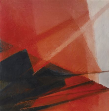 MEZZADRA ELENA Pavia 1926Senza titolo, 1984/86olio su tela cm. 90x90, firma e...