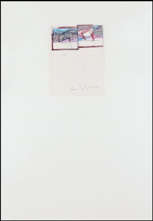 SCHIFANO MARIO Homs (Libia) 1934 - Roma 26/01/1998Senza titolo,...