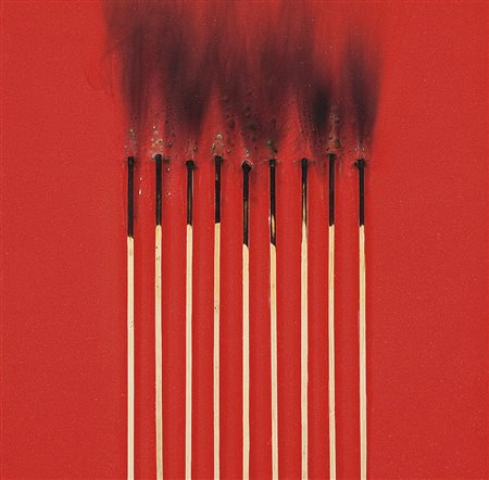 AUBERTIN BERNARD Fontenay aux Roses 1934Dessin de feu, 2010acrilico,...