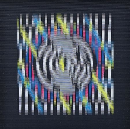 BALDESSARI GUIDO Venezia 1938 Vibrazioni, 1970 tecnica mista su cartoncino...