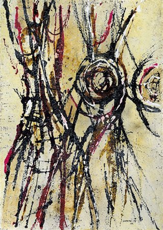 CAPUTO TONINO Lecce 14/05/1933Aritmico 2, 1962tecnica mista su tela di sacco...