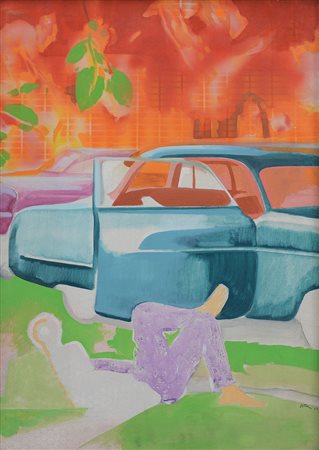 ORTELLI GOTTARDO Viggiu` (VA) 28/11/1938 - Varese 21/09/2003Senza titolo,...