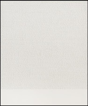 RAPETTI ALFREDO Milano 1961Bianco n° 6, scrittura, 2008tecnica mista su tela...