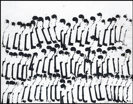 ARMAN FERNANDEZ Nizza 1928 - New York 22/10/2005Procession, 1972inchiostro su...