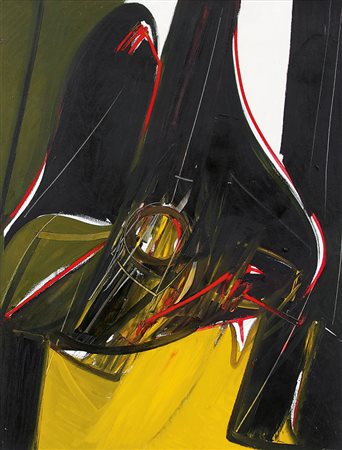 RUGGERI PIERO Torino 27/04/1930 - 14/05/2009Figura Napoleonica, 1971olio su...