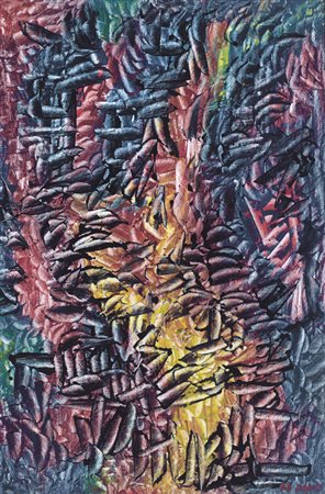 NIGRO MARIO Pistoia 28/06/1917 - Livorno 11/08/1992Senza titolosmalto su...