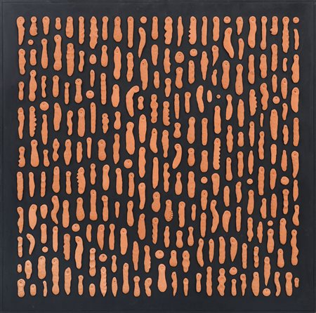 MAINOLFI LUIGI Rotondi (Av) 16/02/1948Muro del pensiero, (1989)terracotta su...