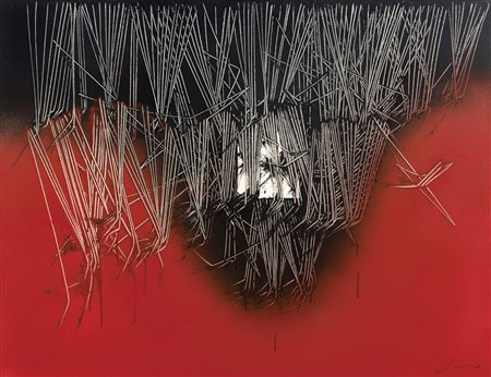 SCANAVINO EMILIO Genova 28/02/1922 - Milano 29/11/1986Nascosto, 1981olio su...