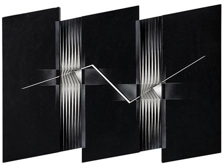 BIASI ALBERTO Padova 02/06/1937Trittico minimo, 2000acrilici e torsioni di...