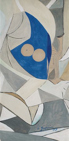 GASPARINI BRUNA Mantova 1913 - - 1998Composizione, 1948tempera su cartoncino...