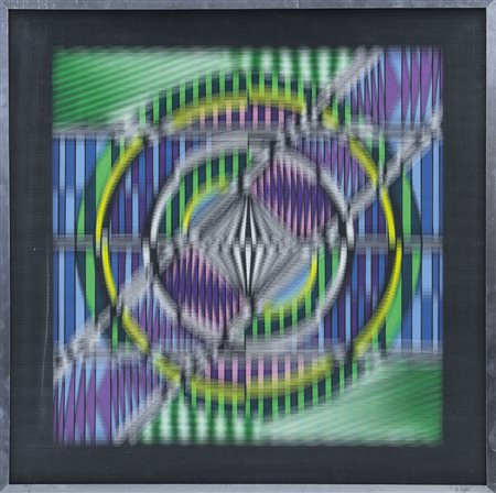 BALDESSARI GUIDO Venezia 1938Superficie vibratoria, 1980tecnica mista su...