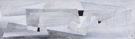 RICHTER HANS Berlino 1888 - Locarno 1975Grey Eolo IV, (anni '60)olio su tela...