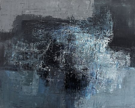 BIONDA MARIO Torino 1913 - Penango (AT) 1985Immagine marina, 1960olio su...