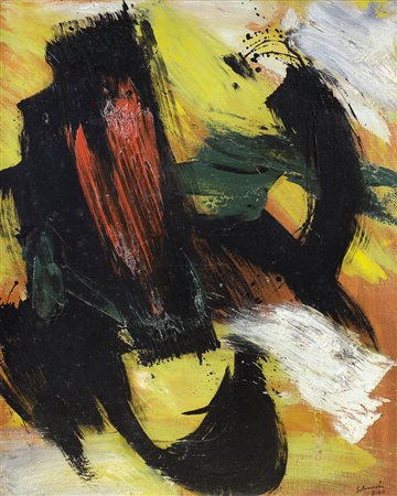 SCHNEIDER GERARD Saint Croix 1896 - Parigi 1986Peinture I4E, 1960olio su tela...