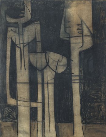 CRIPPA ROBERTO Milano 07/05/1921 - Bresso (Mi) 19/03/1972Totemica, 1956olio...