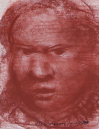 ANNIGONI PIETRO Milano 07/06/1910 - Firenze 28/10/1988Voltosanguigna su carta...