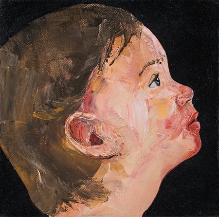 DESIDERIO Milano 1978Spurio series 18, 2009olio su tela cm. 20x20, firma,...