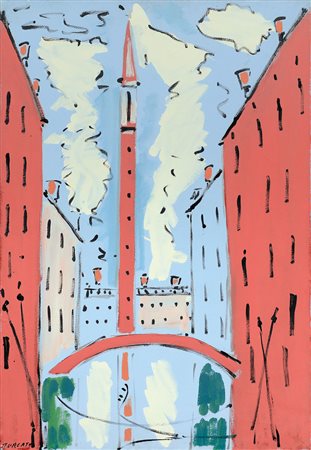 TURCATO GIULIO Mantova 16/03/1912 - Roma 22/01/1995Rio Veneziano, 1968/69olio...