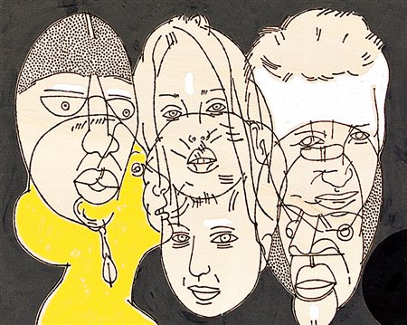 POZZATI CONCETTO Vo' Vecchio (Pd) 01/12/1935Maschere, 2002smalto e acrilico...