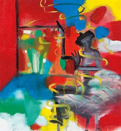 CINGOLANI MARCO Como 21/02/1961Estasi di Marco, 1999olio su tela cm. 38x35,...