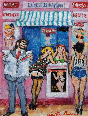 PIACESI WALTER Ascoli Piceno 18/09/1929Le notizie del mattino, 2013olio su...