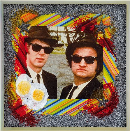 RONDA OMAR Portula (Bi) 11/09/1947Blues Brothers, 2014plastic + foto cm....