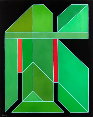 Achille Perilli “Doppio carico” 2008