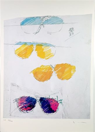 Mario Schifano “Occhiali Rayban”