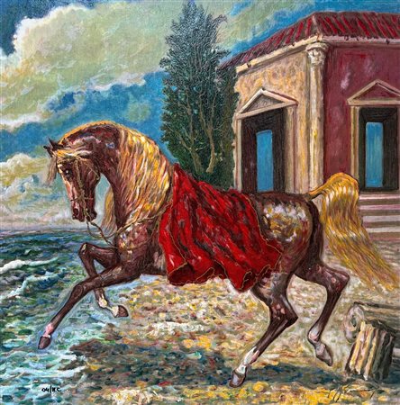 Giovan Francesco Gonzaga “Cavallo in riva al mare””