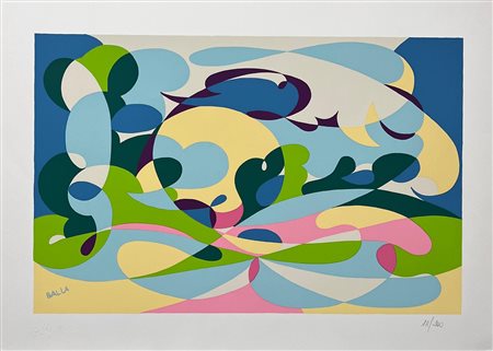 Giacomo Balla “Linee forze di paesaggio” 