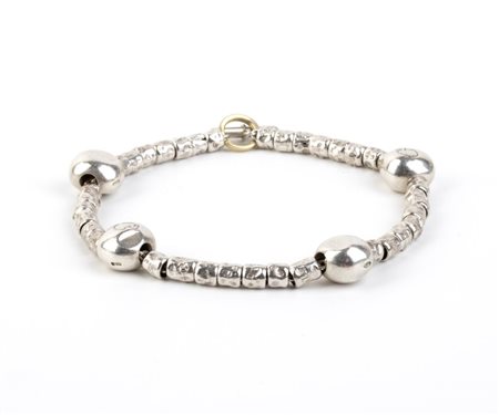 POMELLATO  
Collezione "Dodo": bracciale argento e chiusura in oro 
 