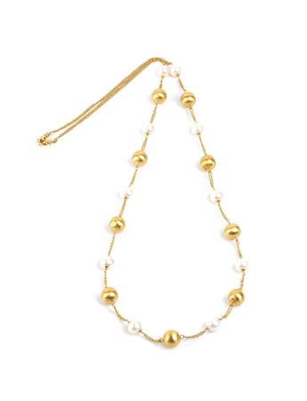 ESSE GIOIELLI  
Collana in oro giallo e perle di fiume 
 