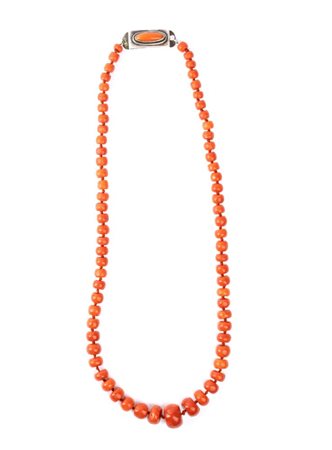  
Collana in corallo Mediterraneo 
 