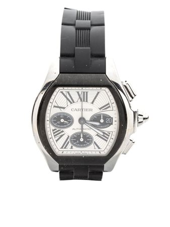 CARTIER  
Roadster: orologio in acciaio 
 