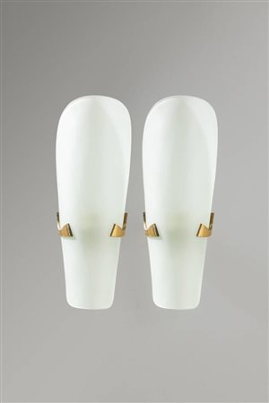 MAX INGRAND<BR>Coppia di appliques mod. 1636S