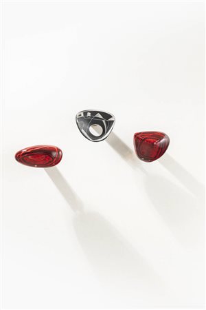 VICTOR CERRATO<BR>Cunico d'Asti (AT) 1917 - 2008 Torino<BR>Tre appendiabiti a muro