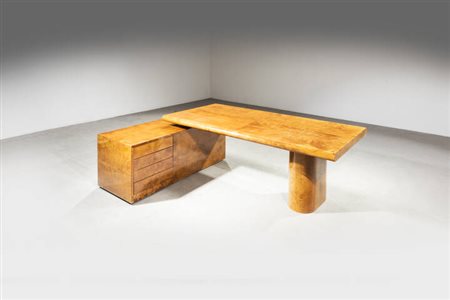 ALDO TURA<BR>Scrivania con cassettiera