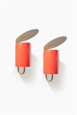 STILNOVO<BR>Coppia di lamapde a parete