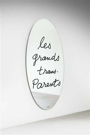 MAN RAY<BR>Philadelphia (USA) 1890 - 1976 Parigi (Francia)<BR>Specchio da parete mod. Les grands transparents